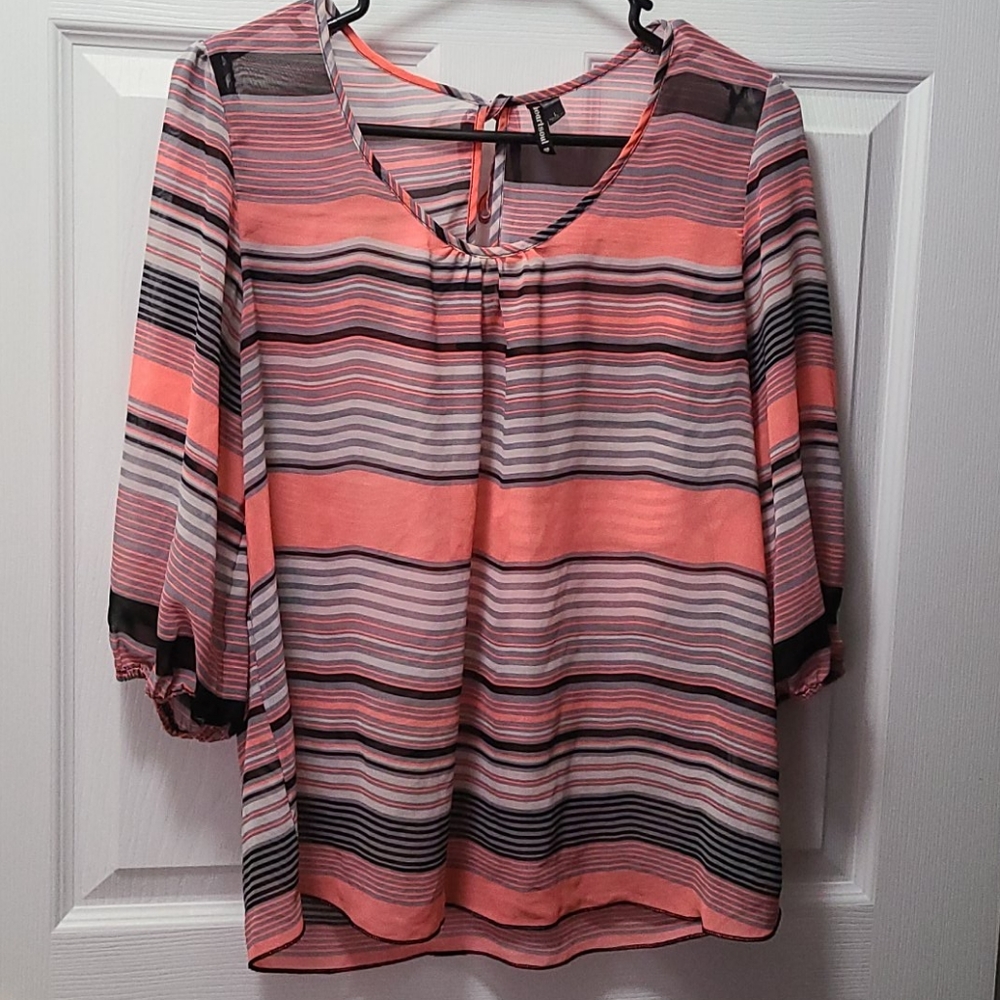 Woman's large sheer top